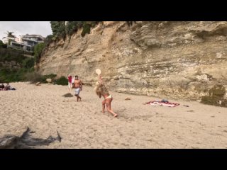 california beach walk