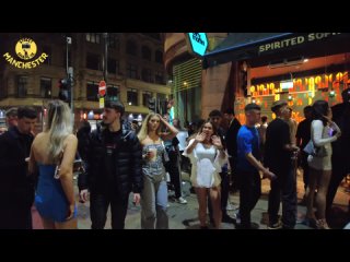 (39380) manchester may bank holiday special - uk nightlife walk (4k) - youtube