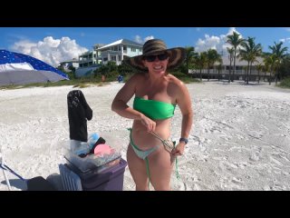 (210083) beach bikini try on pretty little things - youtube