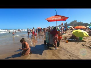 (169210) 4k - beach walk gesell beach clear and nice day summer 2022 - youtube
