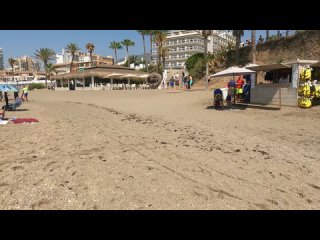 (255153) 4k costa del sol beach walk - southern spain - youtube