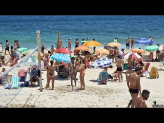 (255153) 4k summer in leblon beach walk - rio de janeiro - youtube