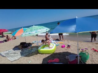 (200635) 4k beach walking tour   calella sapin   summer holiday   july 2022   youtube